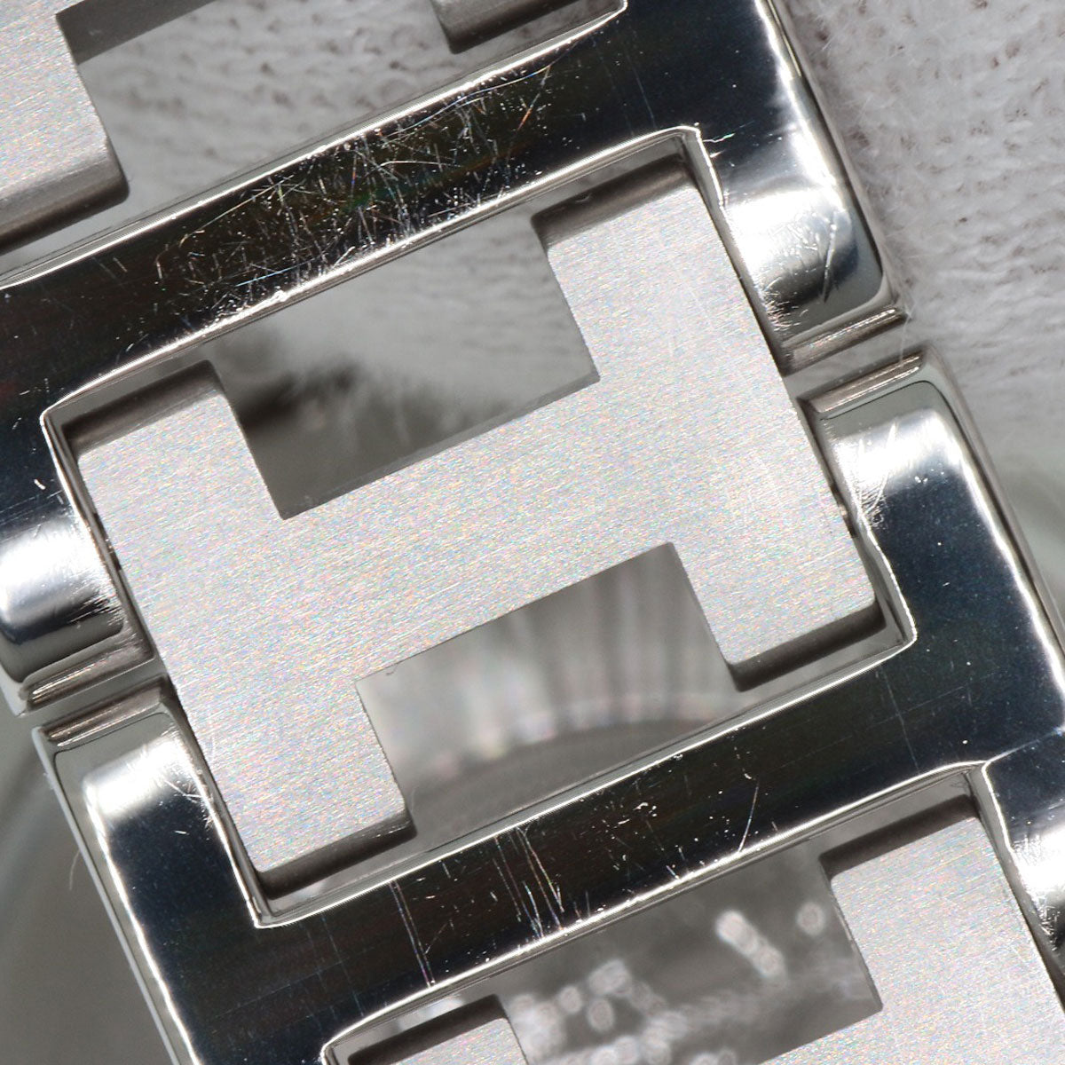 HERMES Clipper Nacre new buckle Watches CL6.410 Stainless Steel/Stainless Steel Boys