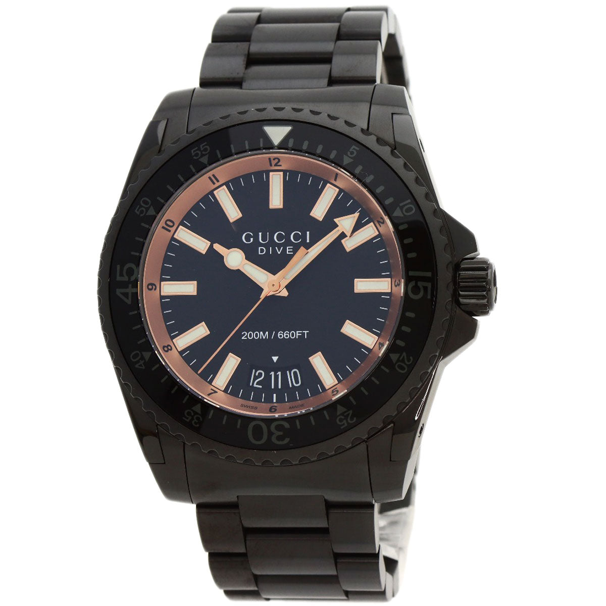 GUCCI Dive Watches YA136.2 Stainless Steel/Stainless Steel mens