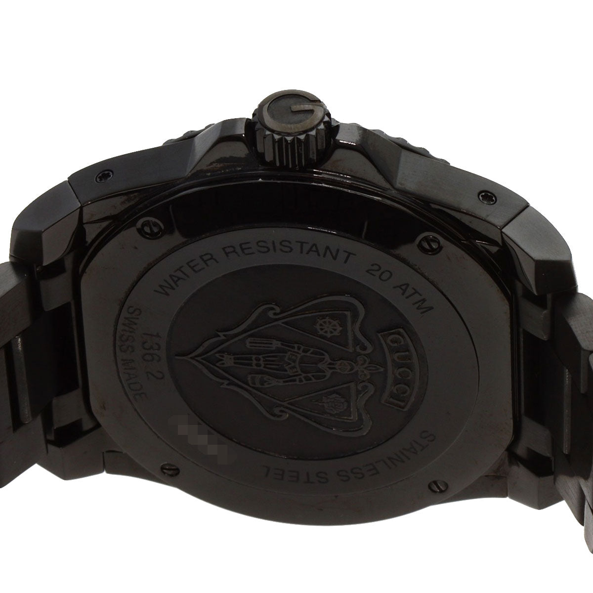 GUCCI Dive Watches YA136.2 Stainless Steel/Stainless Steel mens