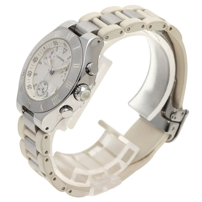 CARTIER CHRONOSCAPH SM Watches W10197U2 Stainless Steel/Rubber Ladies