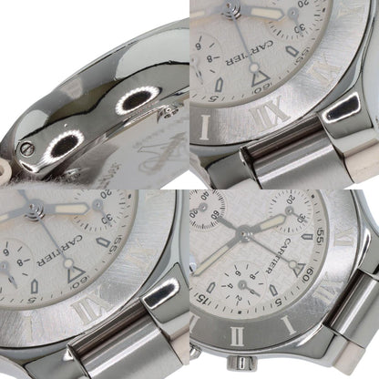 CARTIER CHRONOSCAPH SM Watches W10197U2 Stainless Steel/Rubber Ladies