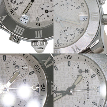CARTIER CHRONOSCAPH SM Watches W10197U2 Stainless Steel/Rubber Ladies