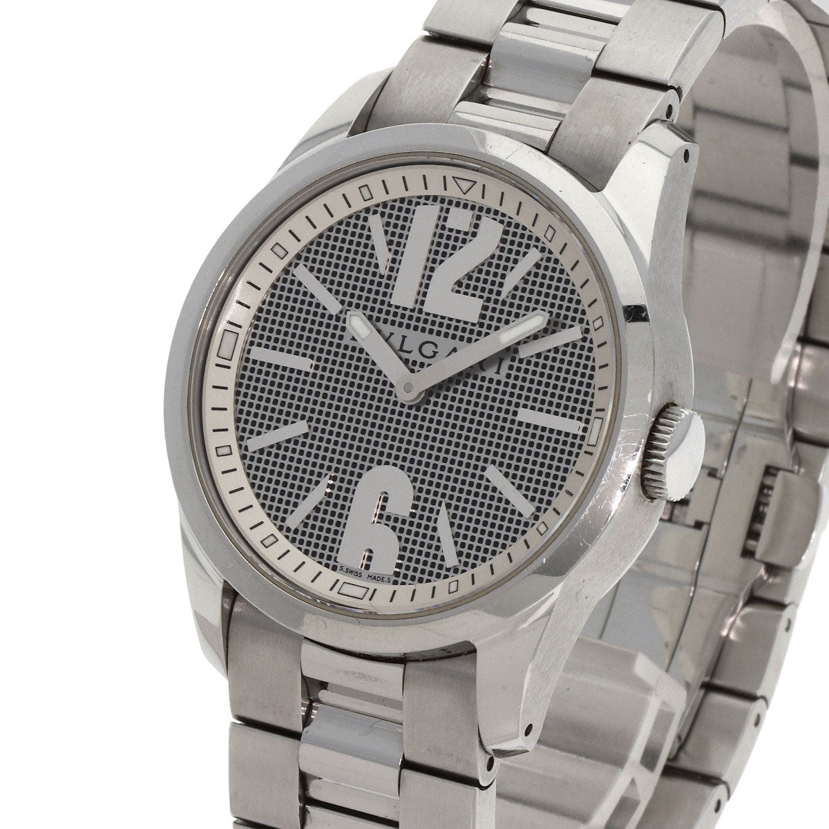 BVLGARI Solo tempo Watches ST37S Stainless Steel/Stainless Steel mens