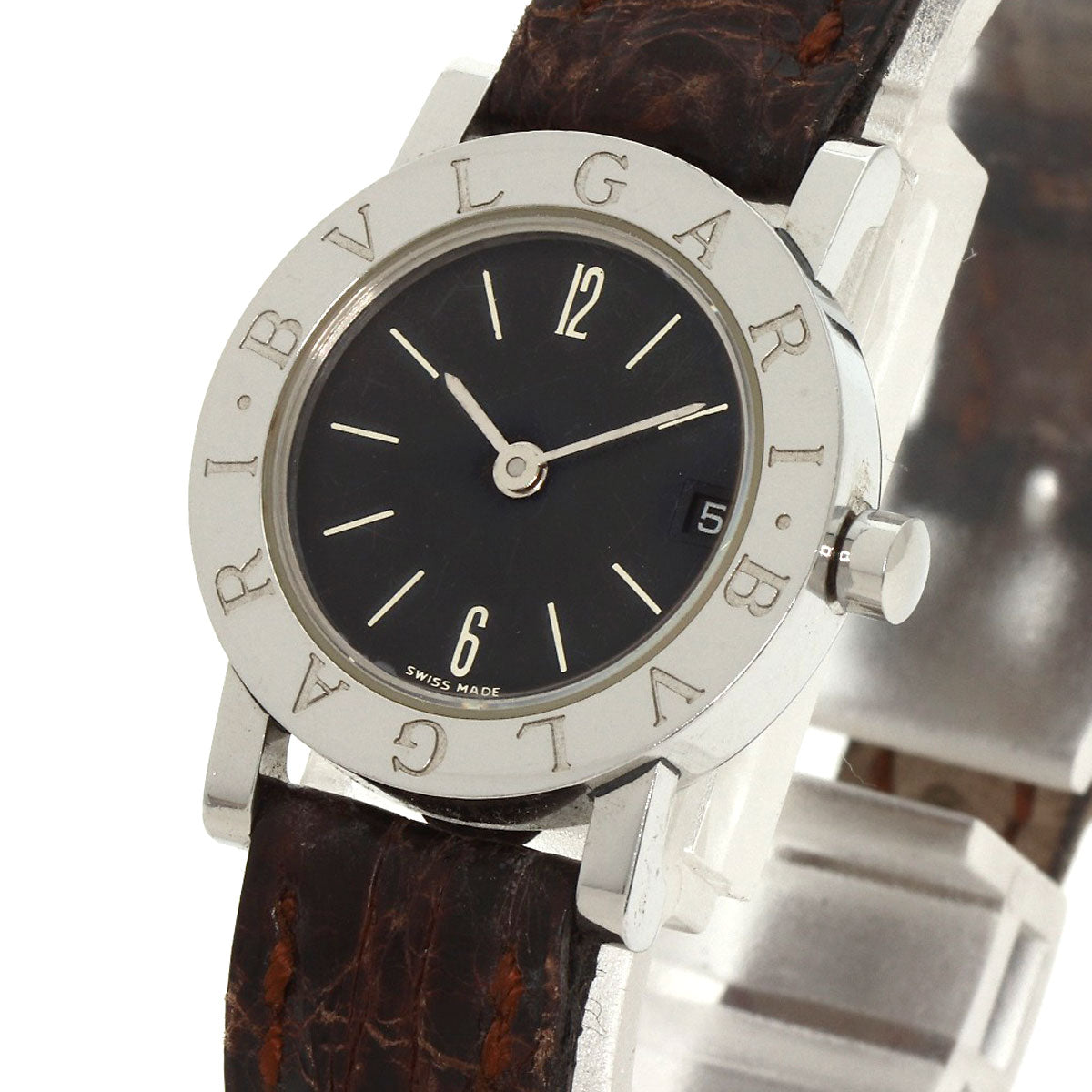 BVLGARI BVLGARI BVLGARI Watches BB23SLD Stainless Steel/Leather Ladies