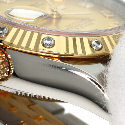 ROLEX Datejust 2P Diamond Gold Dust Watches 179313 Stainless Steel/SSxK18YG Ladies