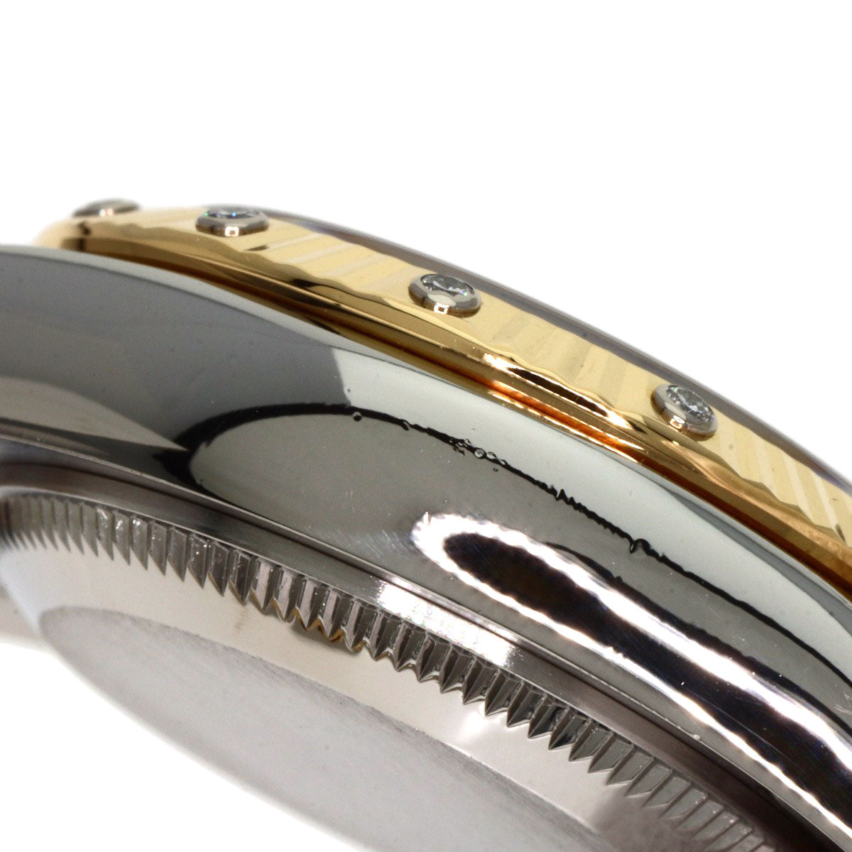 ROLEX Datejust 2P Diamond Gold Dust Watches 179313 Stainless Steel/SSxK18YG Ladies