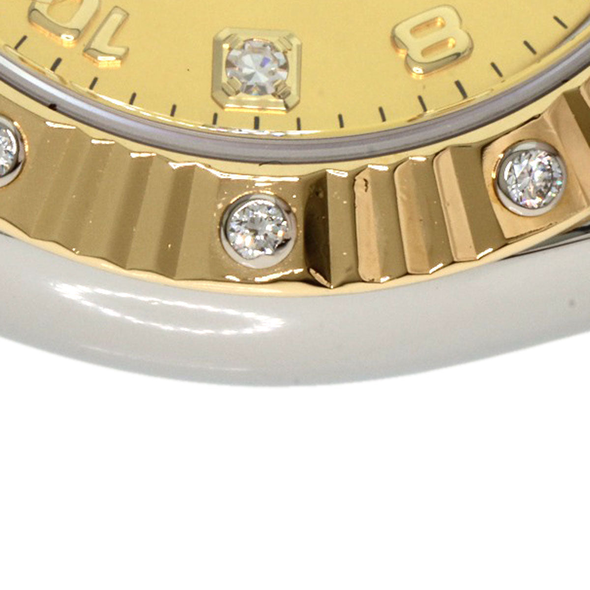ROLEX Datejust 2P Diamond Gold Dust Watches 179313 Stainless Steel/SSxK18YG Ladies