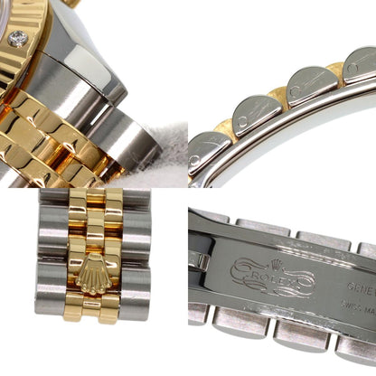 ROLEX Datejust 2P Diamond Gold Dust Watches 179313 Stainless Steel/SSxK18YG Ladies