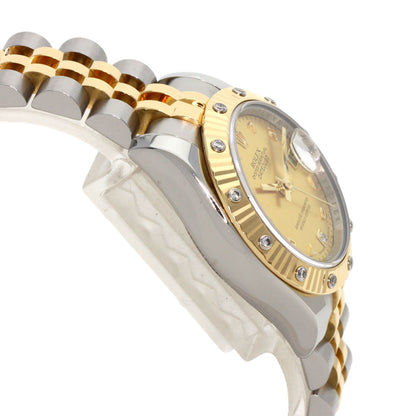 ROLEX Datejust 2P Diamond Gold Dust Watches 179313 Stainless Steel/SSxK18YG Ladies