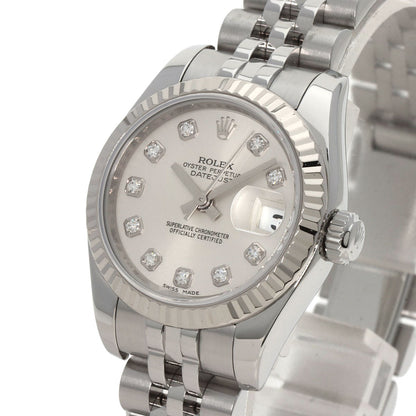 ROLEX DATEJUST 10P Diamond Watches 179174G Stainless Steel/Stainless Steel Ladies