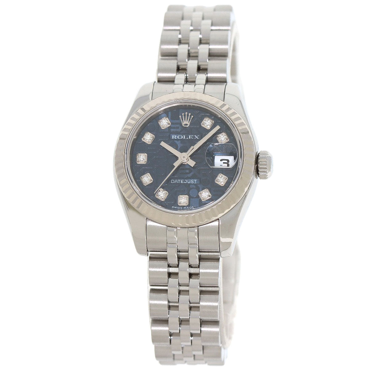 ROLEX DATEJUST 10P Diamond Watches 179174G Stainless Steel/Stainless Steel Ladies