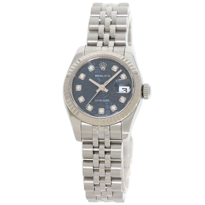 ROLEX DATEJUST 10P Diamond Watches 179174G Stainless Steel/Stainless Steel Ladies