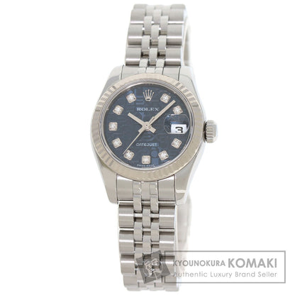 ROLEX DATEJUST 10P Diamond Watches 179174G Stainless Steel/Stainless Steel Ladies