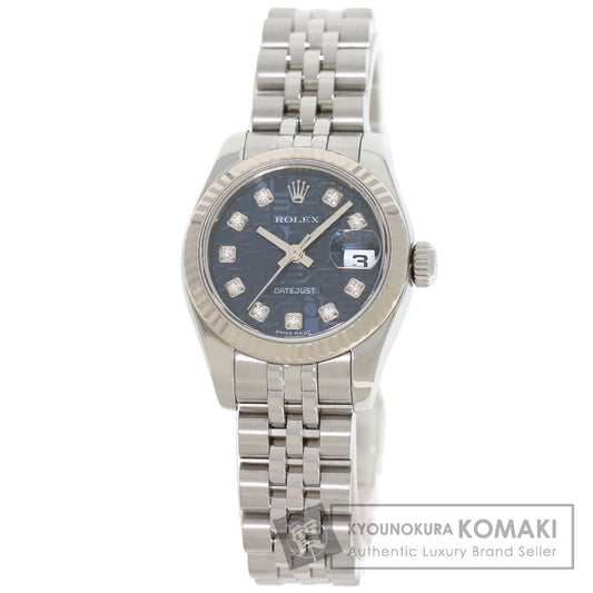 ROLEX DATEJUST 10P Diamond Watches 179174G Stainless Steel/Stainless Steel Ladies