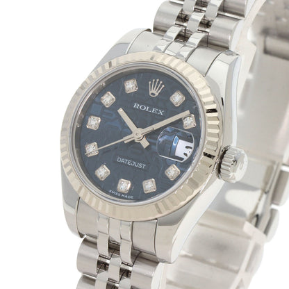 ROLEX DATEJUST 10P Diamond Watches 179174G Stainless Steel/Stainless Steel Ladies