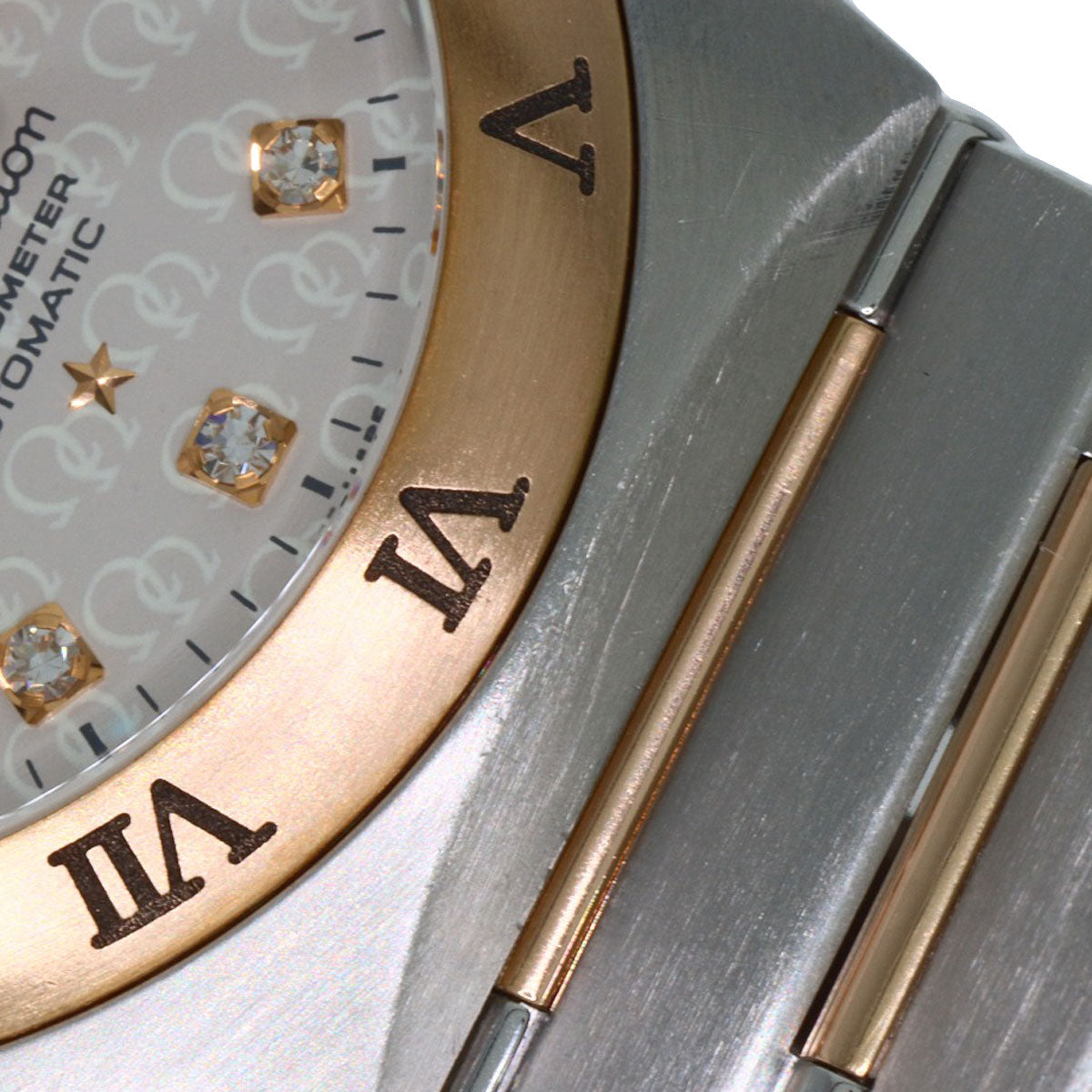 OMEGA Constellation 11P Diamond 50th Anniversary Model Watches 1304.35 Stainless Steel/SSxK18PG mens