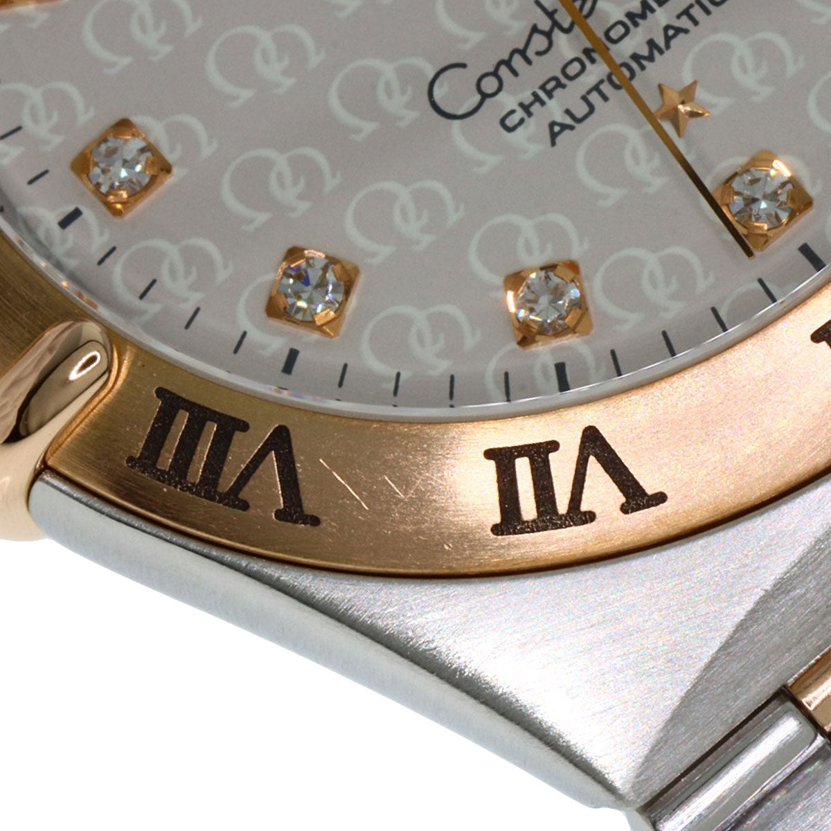 OMEGA Constellation 11P Diamond 50th Anniversary Model Watches 1304.35 Stainless Steel/SSxK18PG mens