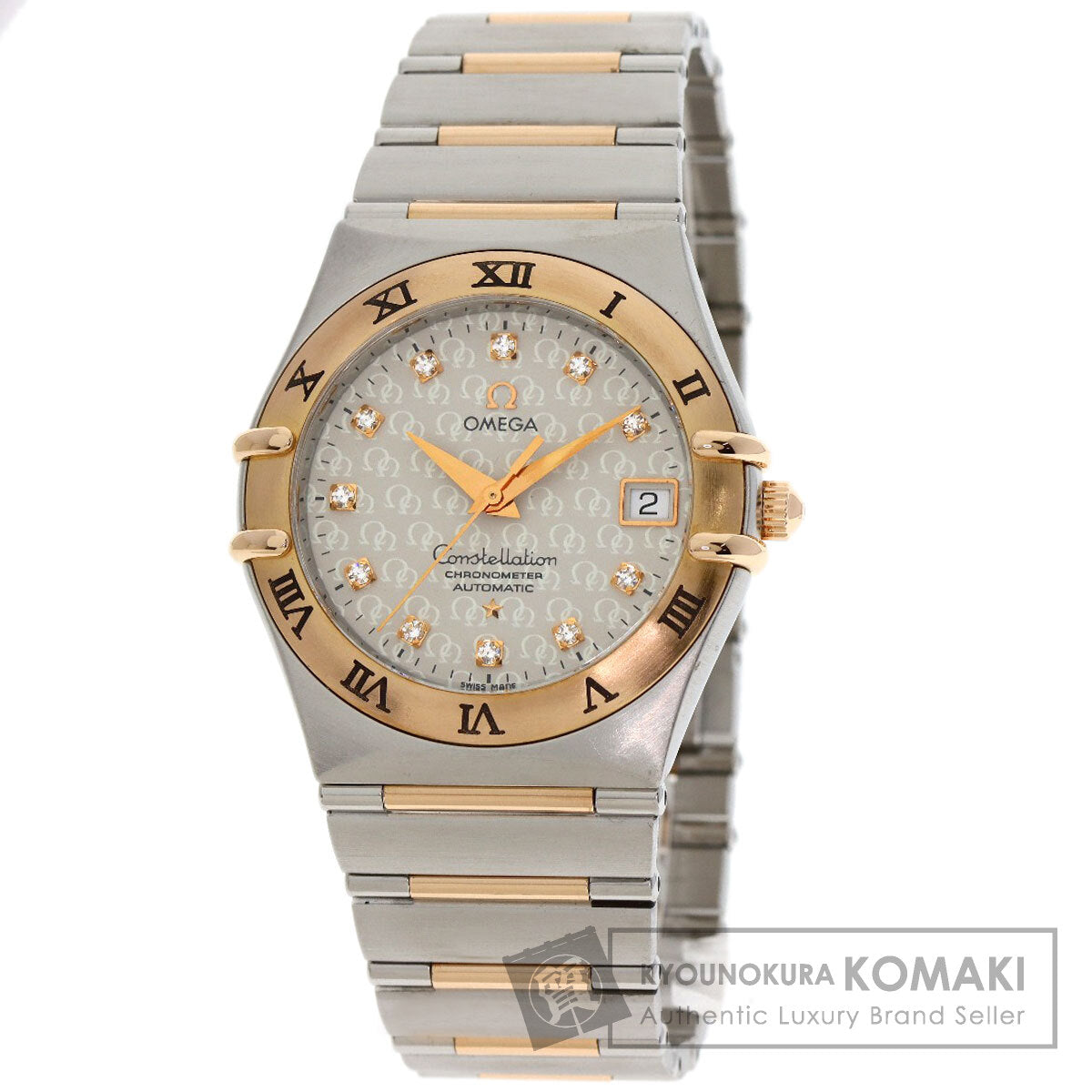 OMEGA Constellation 11P Diamond 50th Anniversary Model Watches 1304.35 Stainless Steel/SSxK18PG mens