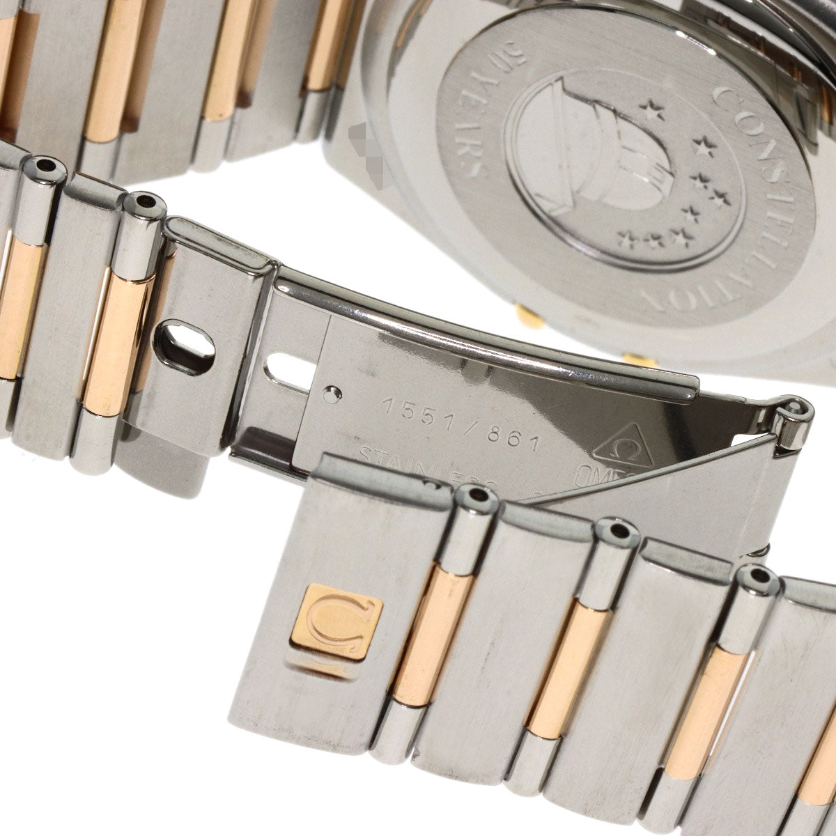 OMEGA Constellation 11P Diamond 50th Anniversary Model Watches 1304.35 Stainless Steel/SSxK18PG mens