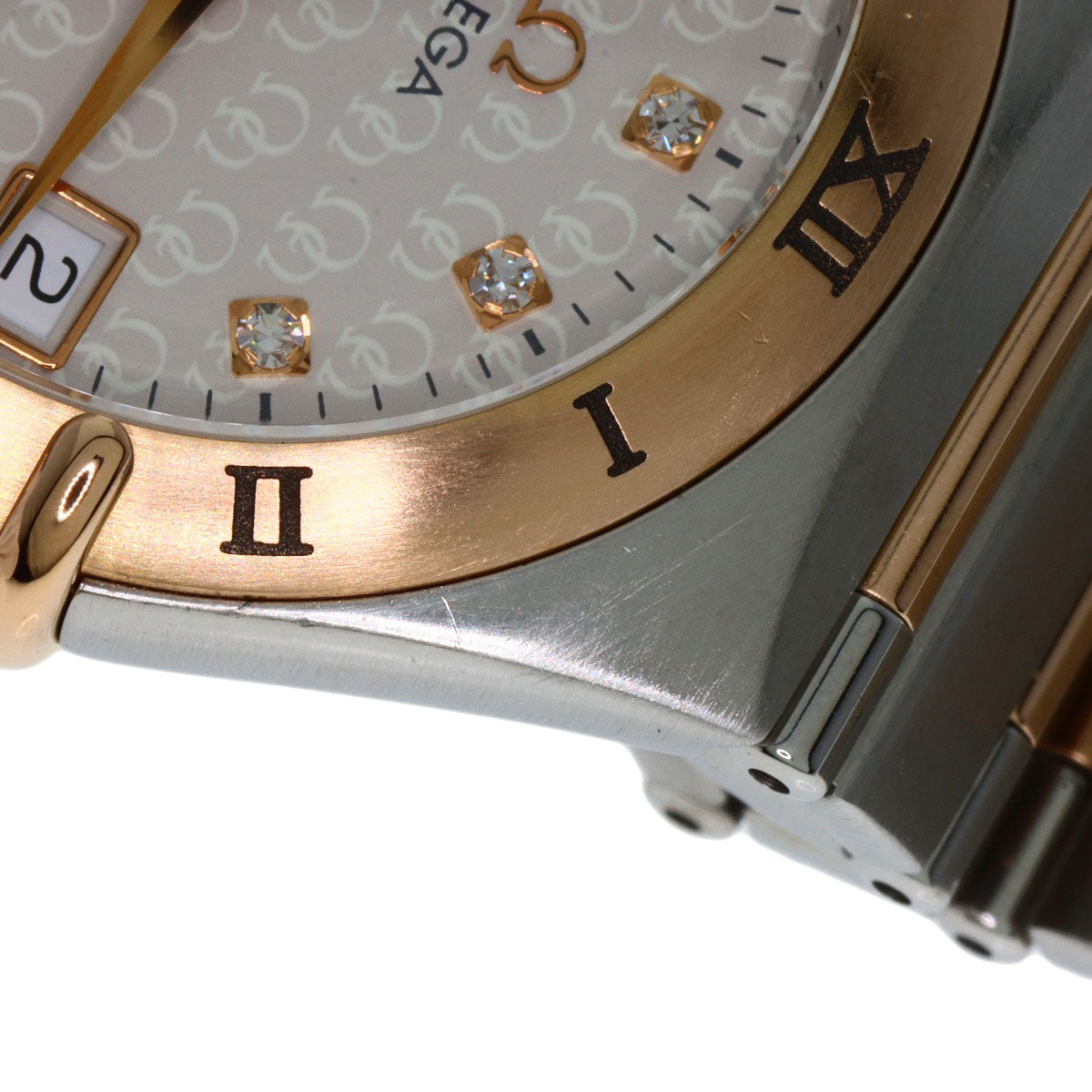 OMEGA Constellation 11P Diamond 50th Anniversary Model Watches 1304.35 Stainless Steel/SSxK18PG mens