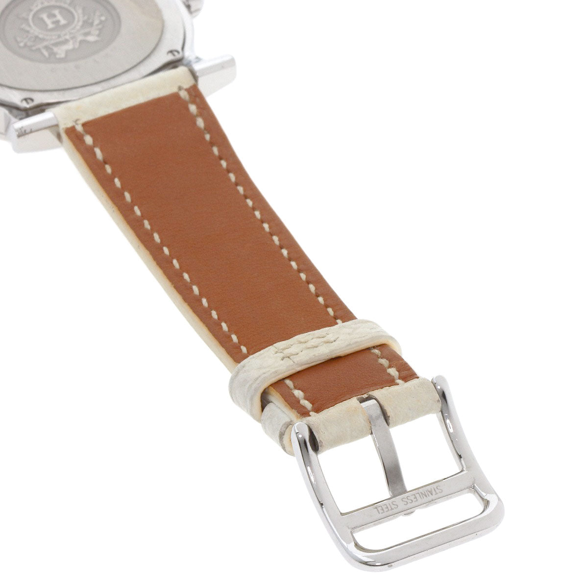 HERMES H watch Rondo Watches HR1.510 Stainless Steel/Leather Ladies