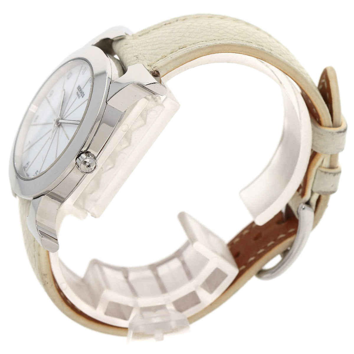 HERMES H watch Rondo Watches HR1.510 Stainless Steel/Leather Ladies