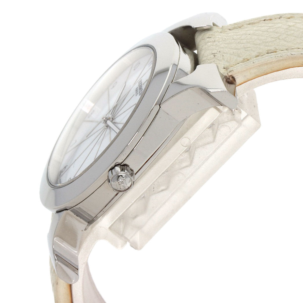 HERMES H watch Rondo Watches HR1.510 Stainless Steel/Leather Ladies