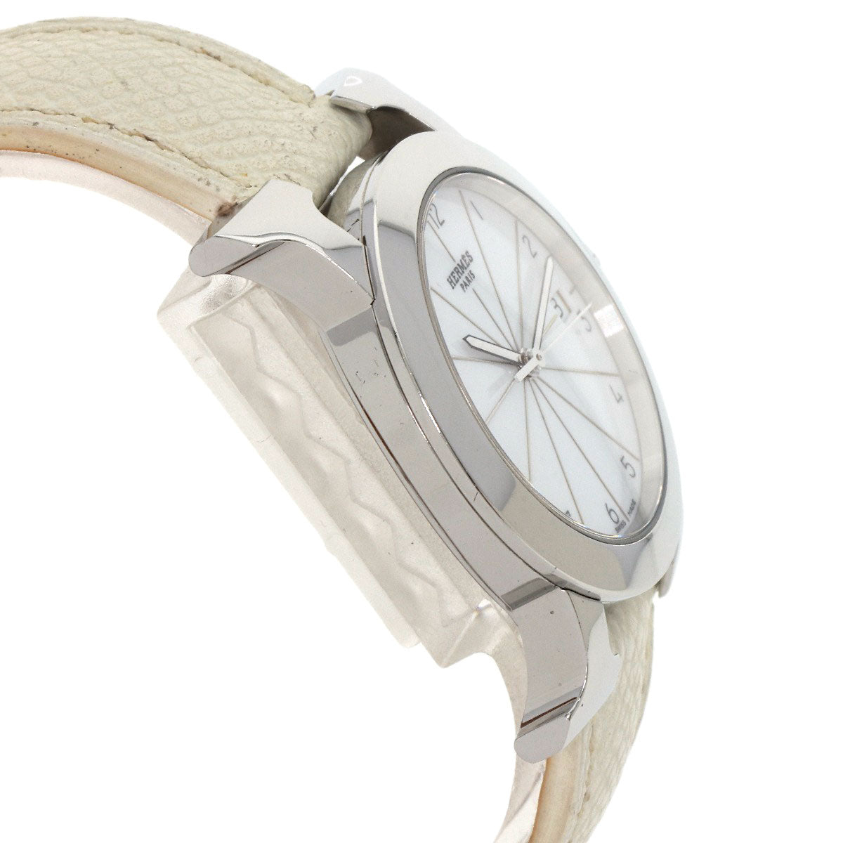 HERMES H watch Rondo Watches HR1.510 Stainless Steel/Leather Ladies
