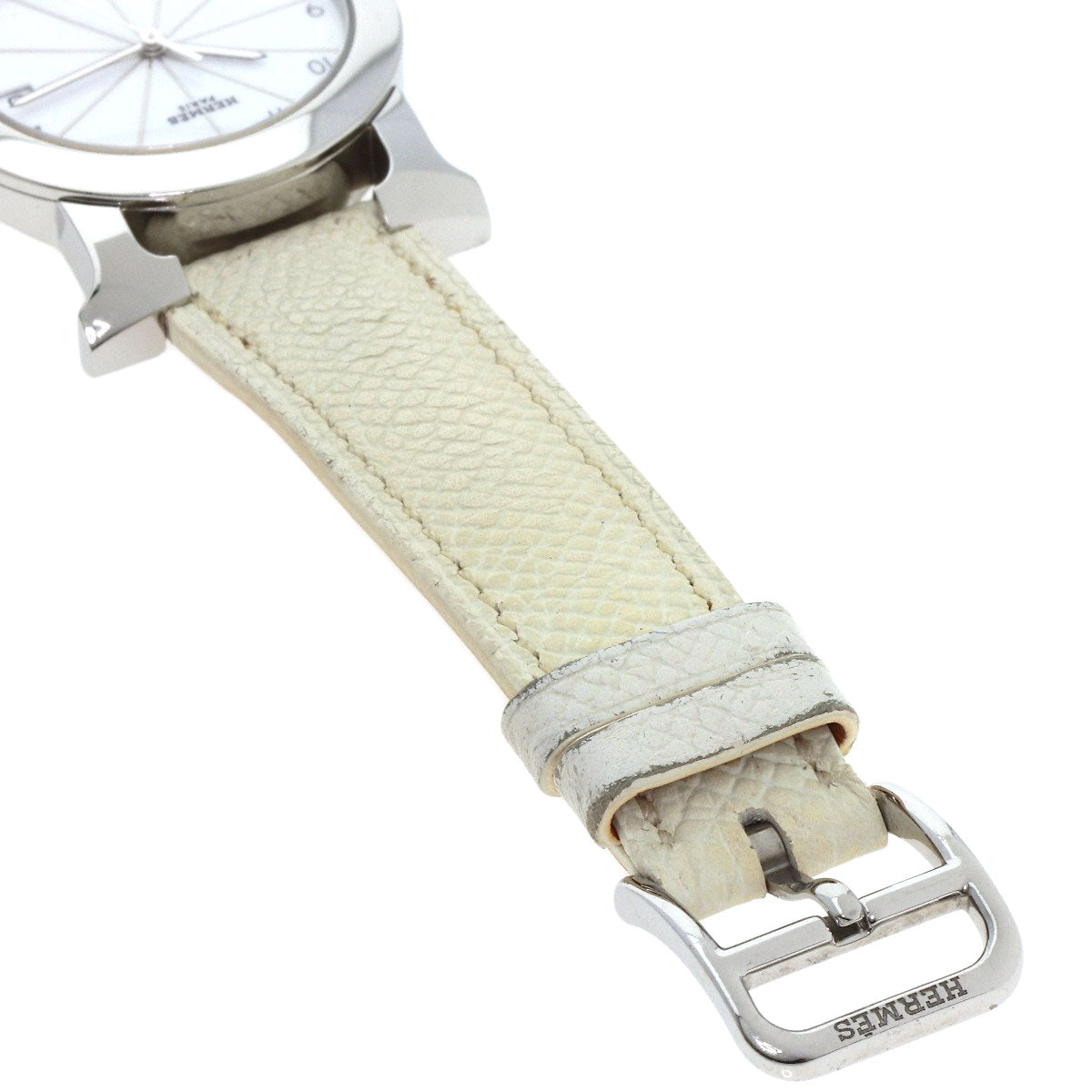 HERMES H watch Rondo Watches HR1.510 Stainless Steel/Leather Ladies