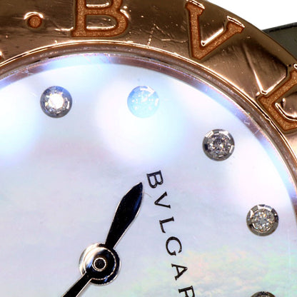 BVLGARI BVLGARI BVLGARI 12P Diamond Watches BBLP26SG Stainless Steel/SSxK18PG Ladies