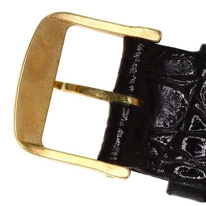 LONGINES Grand classic Watches L4.503.2 Gold Plated/Leather unisex