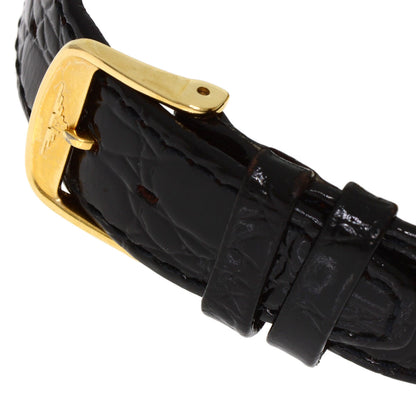 LONGINES Grand classic Watches L4.503.2 Gold Plated/Leather unisex