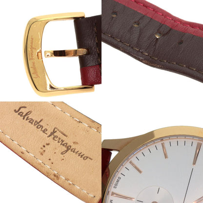 Salvatore Ferragamo Slim Small Seconds Watches SFDE00618 PGP/Leather mens