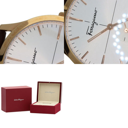 Salvatore Ferragamo Slim Small Seconds Watches SFDE00618 PGP/Leather mens