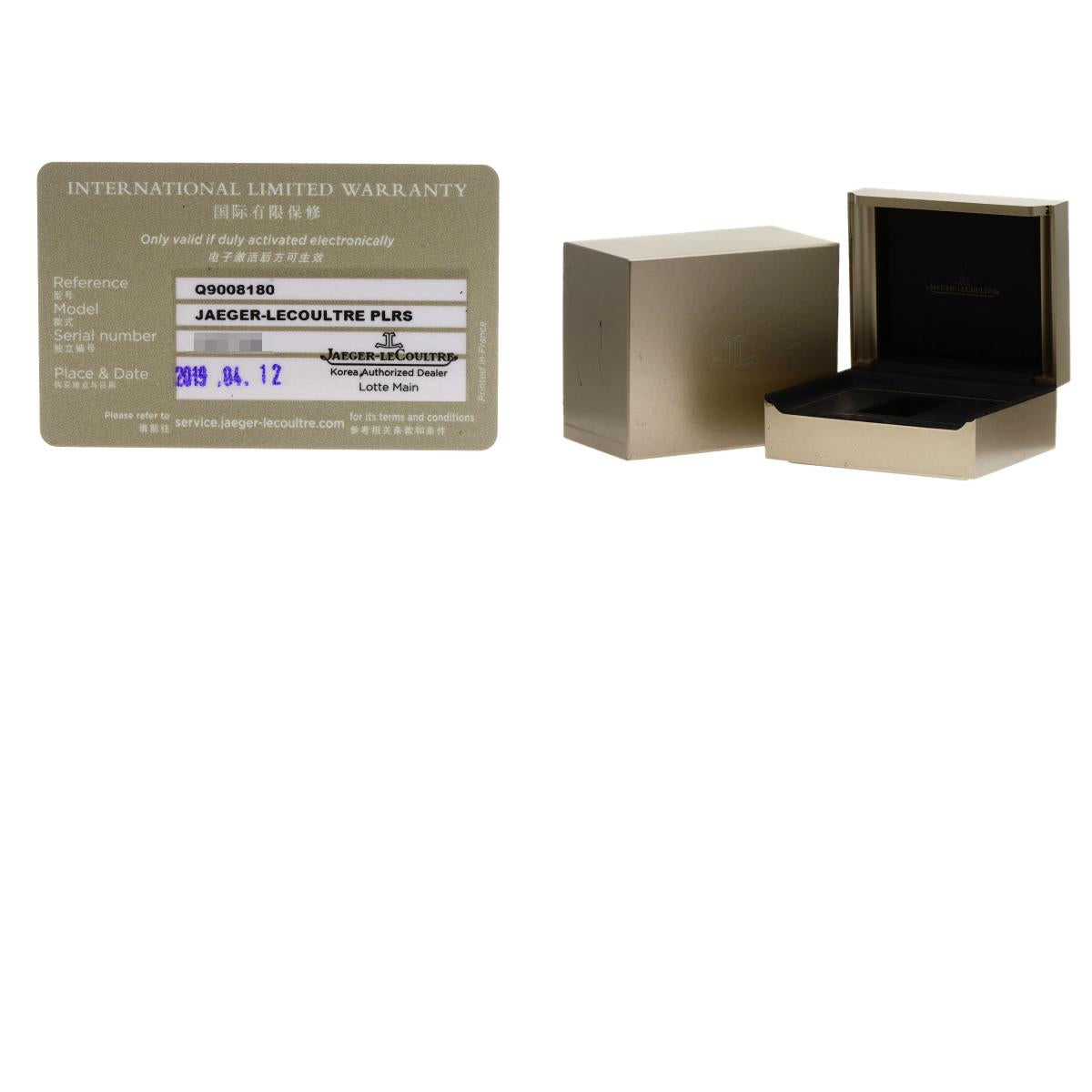 JAEGER-LECOULTRE Polaris Watches Q9008180 Stainless Steel/Stainless Steel mens