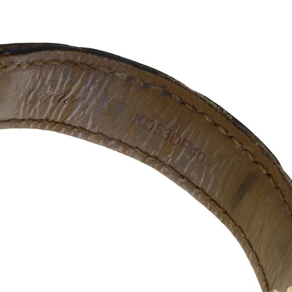 CARTIER Tank francaise SM Watches WE100151 K18 Yellow Gold/Leather Ladies