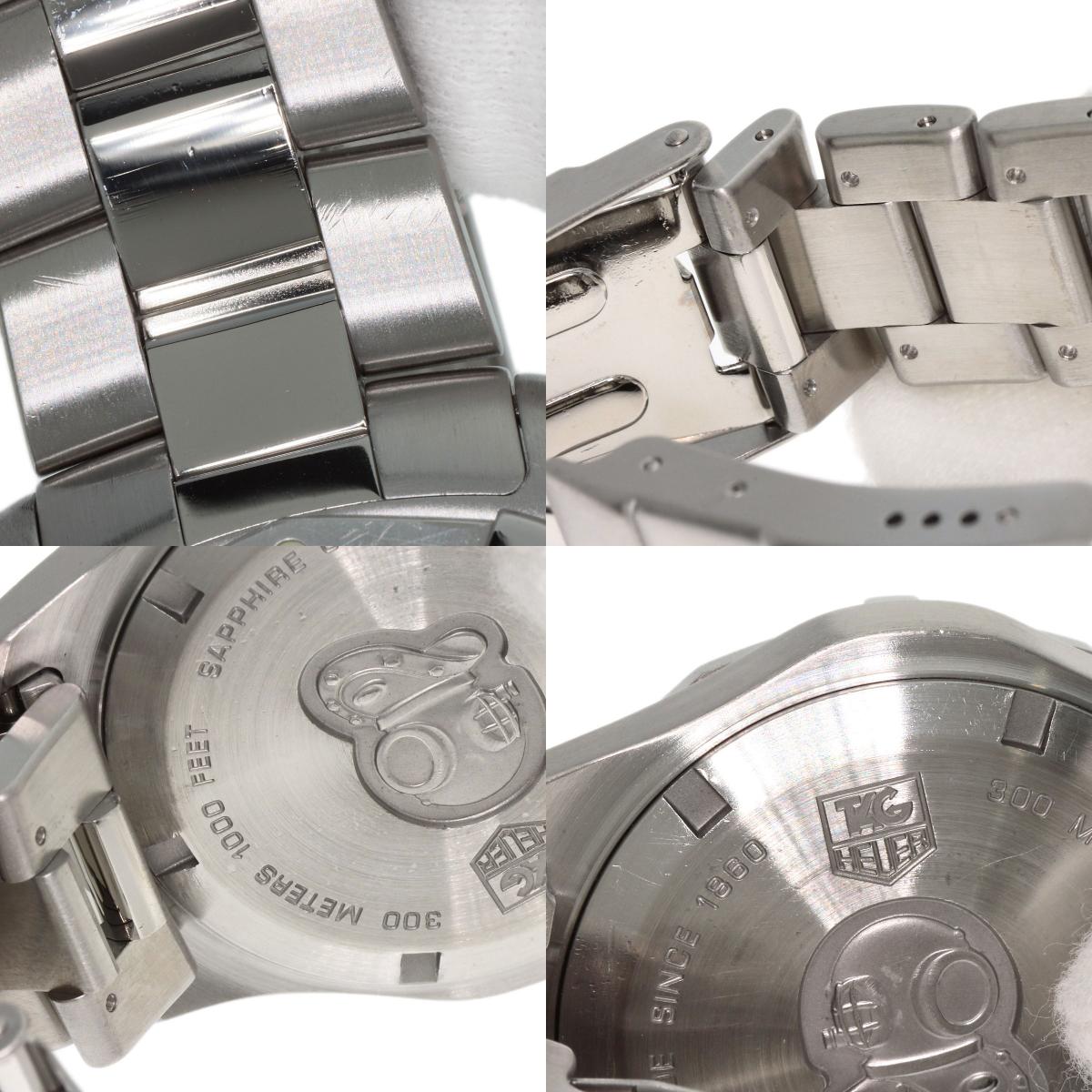 TAG HEUER Aqua racer Watches WAF1113 Stainless Steel/Stainless Steel mens