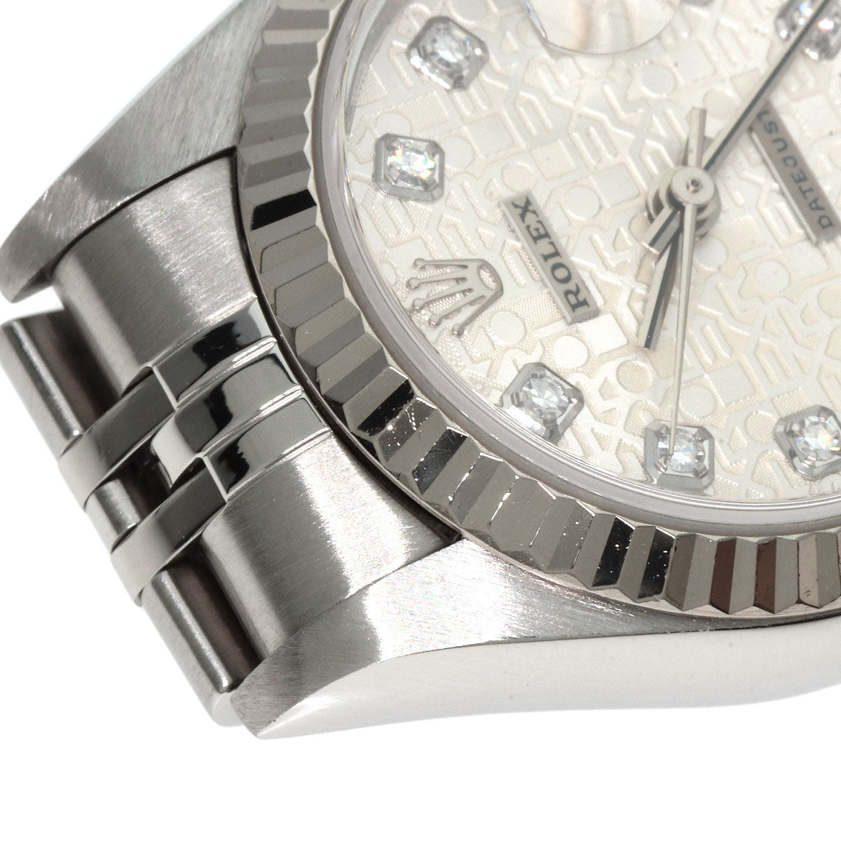 ROLEX DATEJUST 10P Diamond Watches 79174G Stainless Steel/Stainless Steel Ladies