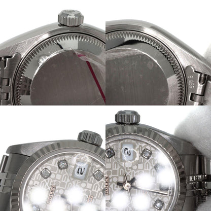 ROLEX DATEJUST 10P Diamond Watches 79174G Stainless Steel/Stainless Steel Ladies