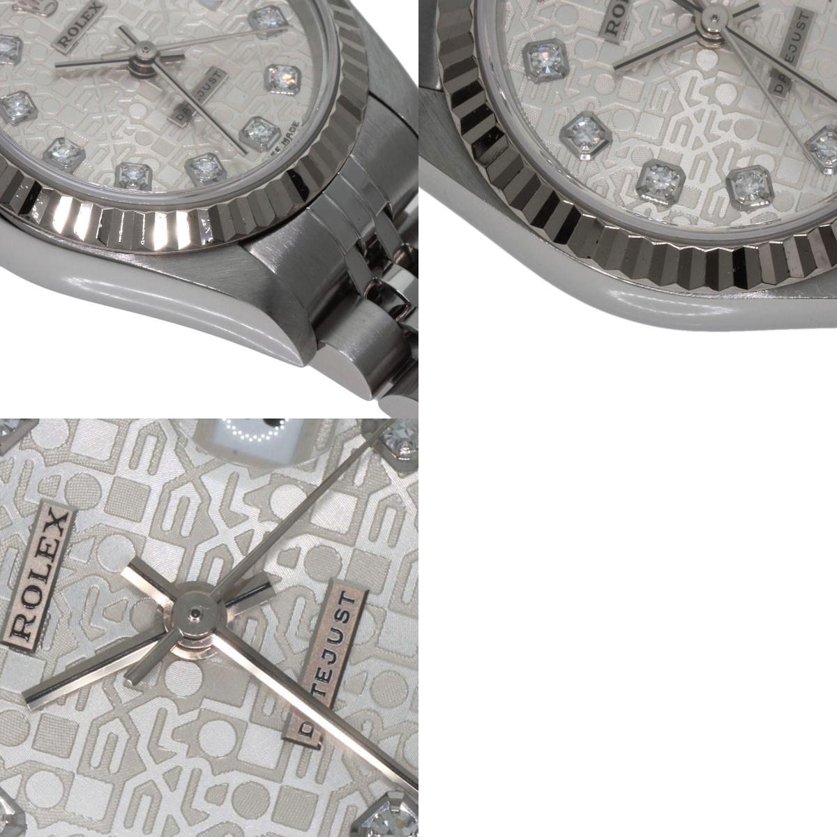 ROLEX DATEJUST 10P Diamond Watches 79174G Stainless Steel/Stainless Steel Ladies