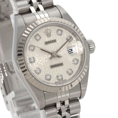 ROLEX DATEJUST 10P Diamond Watches 79174G Stainless Steel/Stainless Steel Ladies