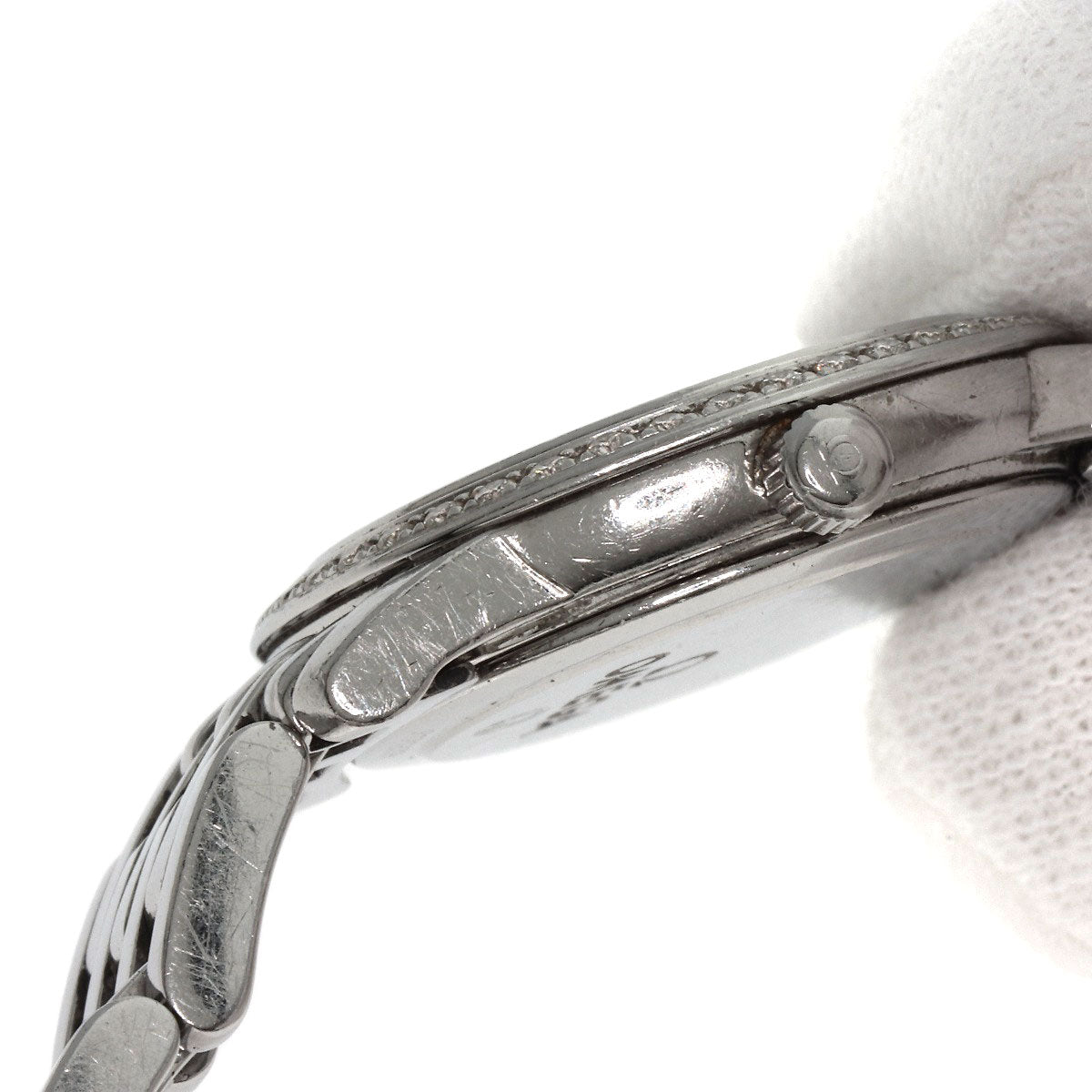 OMEGA De Ville Prestige Diamond Watches 4575.75 Stainless Steel/Stainless Steel Ladies