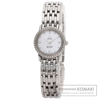 OMEGA De Ville Prestige Diamond Watches 4575.75 Stainless Steel/Stainless Steel Ladies
