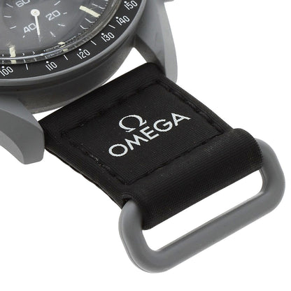 Swatch MISSION TO THE MOON Speedmaster Omega Collaboration Watches S033M100 Ceramic/Nylon mens