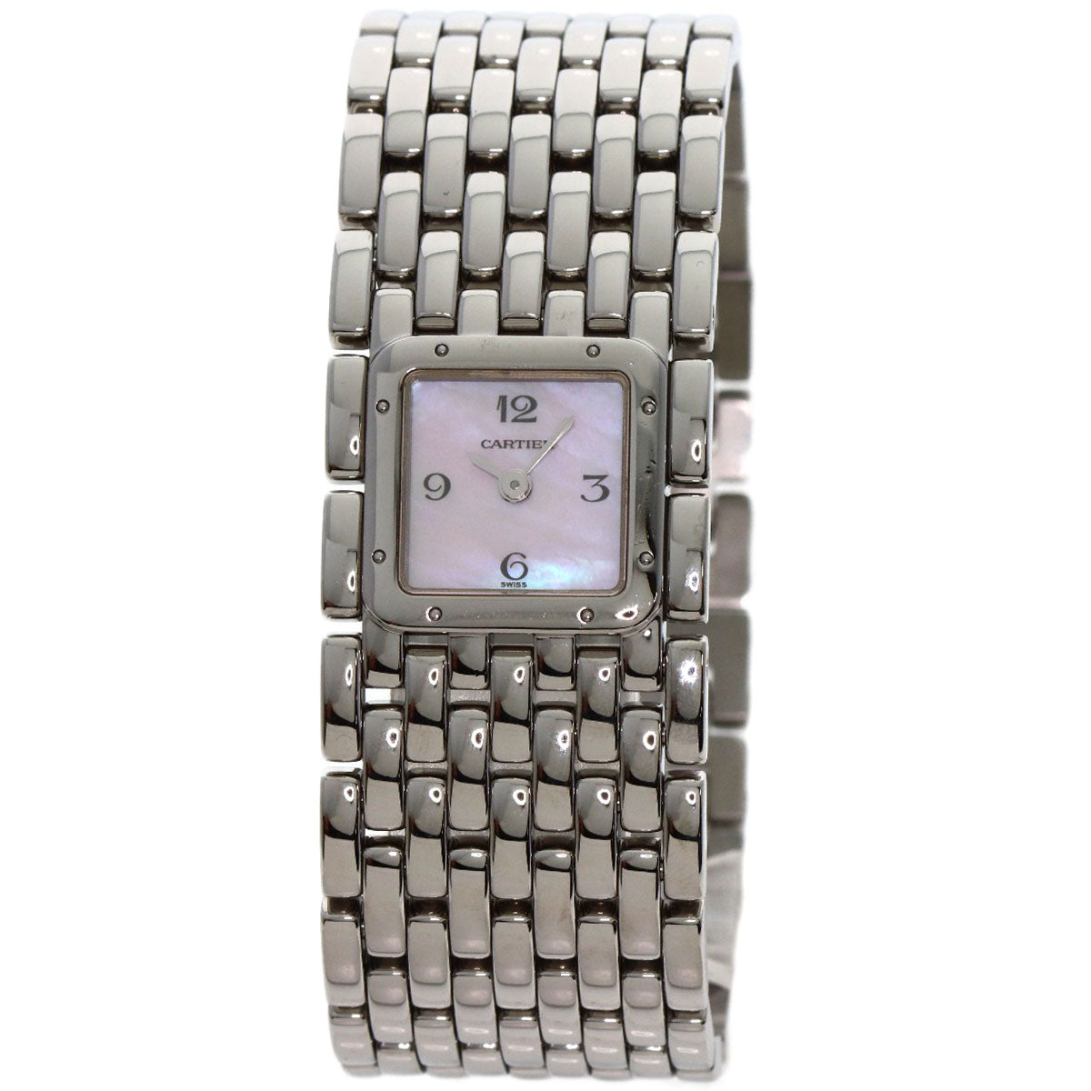 CARTIER PANTHERE Ryuban Watches W61003T9 Stainless Steel/Stainless Steel Ladies