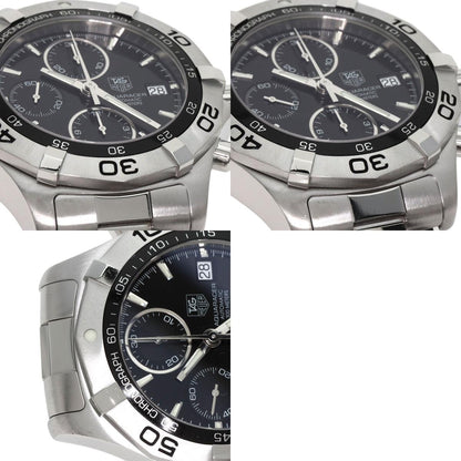 TAG HEUER Aqua Racer Chronograph Watches CAF2110 Stainless Steel/Stainless Steel mens