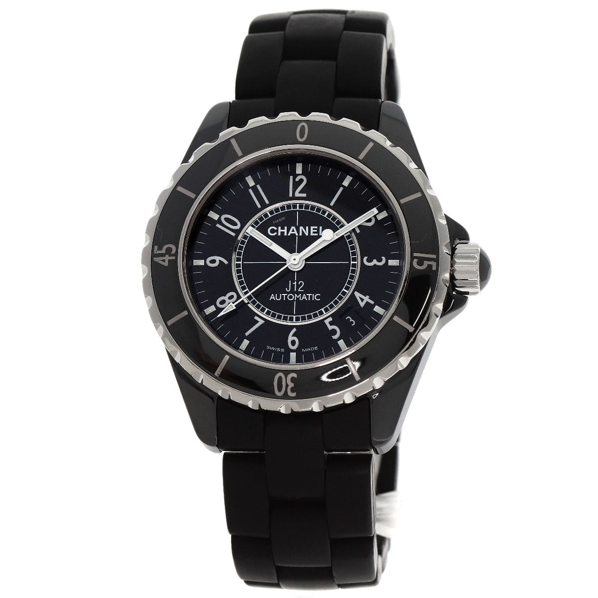 CHANEL J12 1.5" Watches H0684 Ceramic/Rubber mens