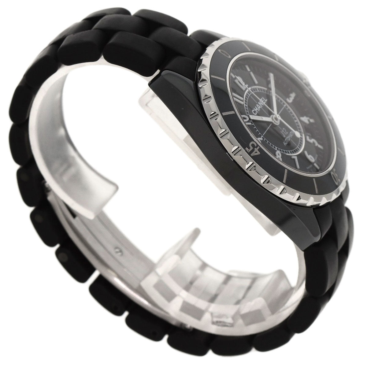 CHANEL J12 1.5" Watches H0684 Ceramic/Rubber mens