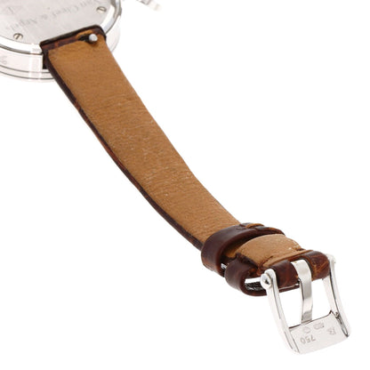 Van Cleef & Arpels Charm Mini Watch Diamond Watches VCARO29A00 K18 White Gold/Leather Ladies