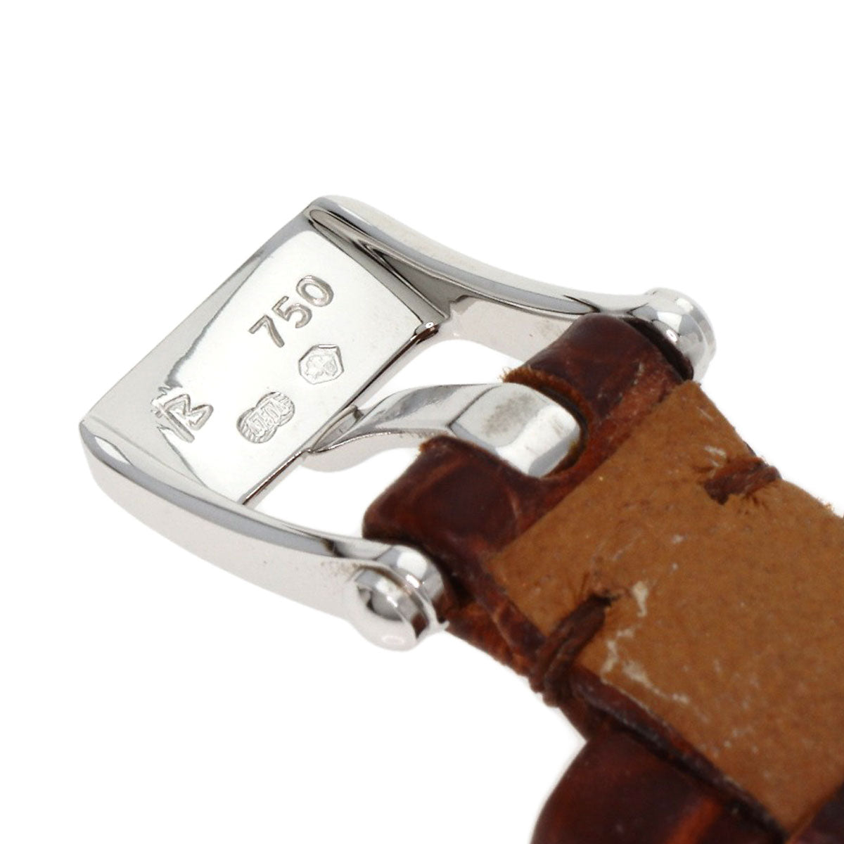 Van Cleef & Arpels Charm Mini Watch Diamond Watches VCARO29A00 K18 White Gold/Leather Ladies